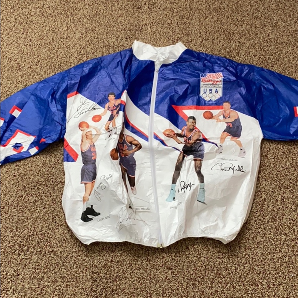 1992 USA Olympic Dream Team Tyvek jacket Large